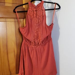 Love, Fire Women's Bohemian Halter Romper